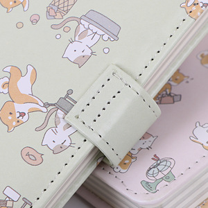 Cuaderno Personalizado con Diseño de Animal de <span class=keywords><strong>Dibujos</strong></span> <span class=keywords><strong>Animados</strong></span>, Cubierta de Cuero PU Resistente, Cuaderno con Páginas Cuadrículadas, Ideal <span class=keywords><strong>para</strong></span> Niñas Pequeñas - Product Image 2