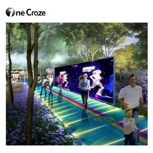 신기술 인터랙티브 LED 디스플레이 스크린 달리기 게임 광고 장비용 벽 조명용 소프트웨어 시스템 레이더 - Product Image 4