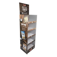 Étagère d'affichage portable en plastique ondulé pour supermarché moderne, support en plastique ondulé Coroplast, support en plastique pour chips
