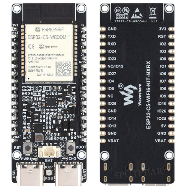 ESP32-C5 WiFi6 Development Board ESP32-C5-WROOM-1 N16R8 Wireless IoT Module China Origin