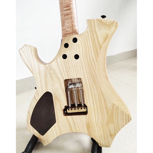 กีตาร์ไร้หัว ไม้เมเปิล บอดี้ไม้แอช ขายตรงจากโรงงาน - Product Image 3
