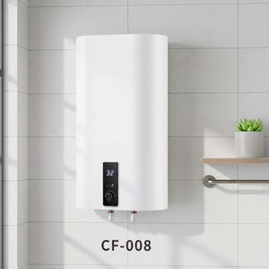 <span class=keywords><strong>Calentador</strong></span> de Agua Eléctrico Vertical Ultrafino para RV, Tipo Geyser, con Carcasa Metálica, Tubo de Calentamiento Esmaltado, Estructura Antioxidante y Antiexplosión - Product Image 1