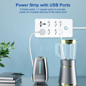 Brazilian Standard <strong>Plug</strong> 2M CCA Cable Power Extension <strong>Multiple</strong> Cord <strong>Socket</strong> with 8 Outlets 10A Rated Current for Brazil - Product Image 2