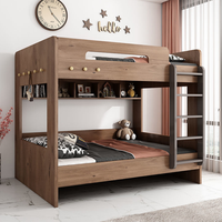 Chambre à coucher avec lit à étage simple et mural Lit superposé moderne blanc Lits superposés en bois Lits pour enfants Beliche