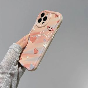 Coque de téléphone portable en silicone TPU avec motif de cœur rose sucré et bord ondulé pour <span class=keywords><strong>Iphone</strong></span> X Xr Xs Max <span class=keywords><strong>11</strong></span> <span class=keywords><strong>12</strong></span> 13 14 15 16 17 - Product Image 4