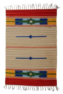 Tapis moderne en coton de qualité supérieure, fait à la main, lavable et réversible, pour les voyages et la maison - Product Image 3