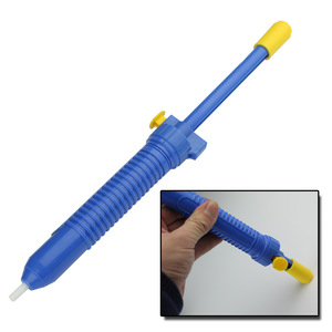Hb-017 Desoldering Pump 330mm Manual Suction Tool For High Temperature Solder Removal With Straight Tip And <b>Abs</b> Material - Product Image 1