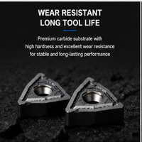 Inserto de Torneado Triangular con Recubrimiento PVD WNMG080404MS / WNMG080408MS KC5010 para Torno CNC - Kennametal