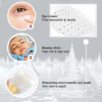 Usine de marque privée Anti-rides Microneedle Gel pour les yeux masque Gel pour les yeux Patch acide hyaluronique MicroNeedle Patch pour les yeux ventre minceur