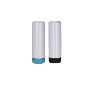 2023 Newest USA Warehouse 20oz Stainless Steel Insulated Bluetooth Sublimation Tumbler Smart Speaker