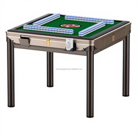 Table de Mahjong de Luxe Entièrement Automatique à Rotation Silencieuse pour Mahjong et Poker
