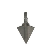Composants d'outils de chasse en plein air personnalisés, pointes de flèches monobloc en acier allié pour applications de chasse