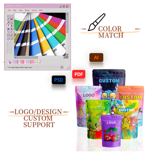 Bolsas de Plástico Transparente para Galletas Impresas, Bolsas para Dulces, Galletas y Bocadillos, <span class=keywords><strong>Bolsa</strong></span> con Cierre Hermético de Grado Alimenticio Personalizada - Product Image 5