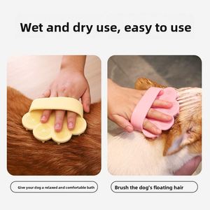 Silicone Shower Brush Cats <b>Bathing</b> and Grooming Versatile <b>Pet</b> <b>Cleaning</b> Tool for Bathroom Use - Product Image 2
