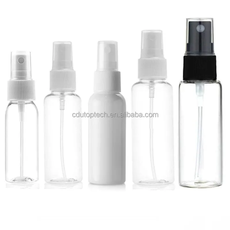 Groothandel 5Ml-500Ml Lege Transparante Duidelijke Witte Plastic Spray Flessen 1 Oz 50Ml 100Ml Huisdier spray Fles Met Fijne Mist Spuit