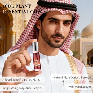 NOUVEAU Parfums Arabes Originaux 10ml – Huile Essentielle <span class=keywords><strong>Parfum</strong></span>ée à Bille Marque Privée avec Huile de <span class=keywords><strong>Parfum</strong></span> <span class=keywords><strong>OUD</strong></span> Naturelle de Dubaï - Product Image 4