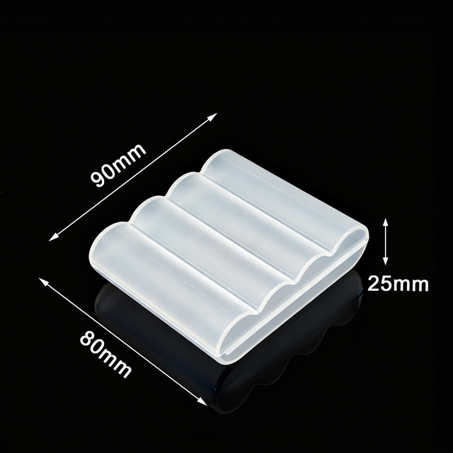 Custom Transparent 4PCS 21750 Battery Storage Box PP Plastic Package Box