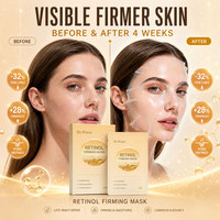 Masque facial au rétinol, anti-âge, hydratation profonde, raffermissant, lisse les ridules, soins de la peau professionnels pour salon de beauté