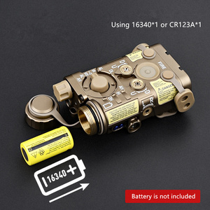 Đèn chiếu <span class=keywords><strong>laser</strong></span> chiến thuật săn bắn LA23 NGAL toàn kim loại & đèn pin với <span class=keywords><strong>laser</strong></span> đỏ/xanh 150LM 5MW đèn chiếu hồng ngoại - Product Image 5