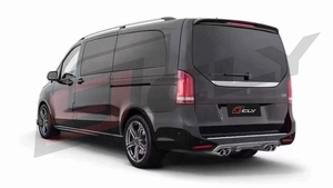 Kit carrozzeria originali per Mercedes classe V Vito BARBS di aggiornamento paraurti anteriori posteriori per <span class=keywords><strong>auto</strong></span> con griglia diffusore posteriore con punte gonna laterale - Product Image 2
