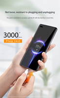 Vente en gros Câble de type C Charge rapide 6A Câble USB C Prise en charge de la transmission de données Câble de type c