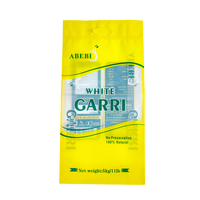 Sacs d'emballage alimentaire en plastique à fond carré avec fenêtre et poignée, personnalisables avec logo, pour riz et autres aliments