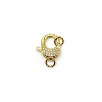 Lot d'accessoires avec fermoir mousqueton, pour la fabrication de bijoux, accessoires
