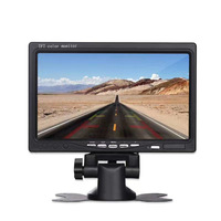 Moniteur pliable LCD TN 7 pouces avec caméra de recul Android Auto pour bus, affichage avec deux entrées vidéo, GPS, garantie 1 an