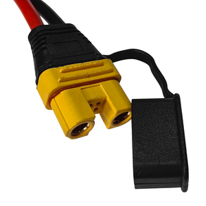 สายเชื่อมต่อ AS150U ตัวเมียกับ QS10 ตัวผู้ สายซิลิโคนกระแสสูง ป้องกันประกายไฟ สำหรับแบตเตอรี่โดรน RC - Product Image 3