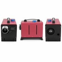 5KW Yatay Hepsi Bir Arada Dizel Isıtıcı 12V 24V 220V Üçü Bir Arada Güç Kaynağı Dahili Yakıt Deposu Kamyon Van Tekne için