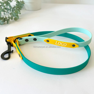 สายจูงสุนัขสำหรับสุนัขขนาดเล็กขนาดกลางขนาดใหญ่สายจูงสุนัขพีวีซีโพลีเอสเตอร์แบบทนทานกันน้ำสำหรับฝึกสุนัขล่าสัตว์ใช้งานกลางแจ้ง - Product Image 2