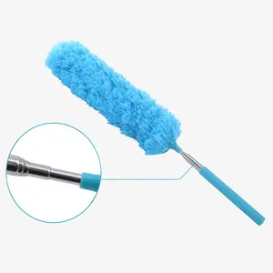 2.5m Microfiber Cleaning Brush Telescopic Handle Car Duster Brush With Bendable Head Washable Microfiber Cleaning Products