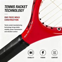 Raquette de sport en fibre de carbone personnalisée SHANGZE SPORT TYPTI, légère, haute rotation, portable, tennis, fournisseur d'usine OEM ODM