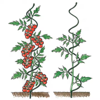 Support de Treillis Créatif et Durable pour Plantes Grimpantes, Tomates et Fleurs – Anneaux de Soutien pour Vignes et Piquets de Jardin