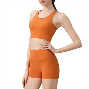 <span class=keywords><strong>Reggiseno</strong></span> <span class=keywords><strong>Sportivo</strong></span> da Donna Traspirante con Logo Frontale, Supporto Elevato, Stile Racerback, per Yoga e Palestra, Antiurto, Taglie Forti, in Spandex/Nylon - Product Image 2
