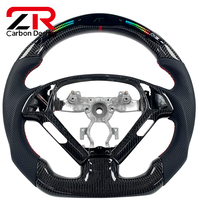 Volant en fibre de carbone LED pour Infiniti G37, style sport, cuir perforé, volant personnalisé pour G20 G25 G35 EX35 EX37