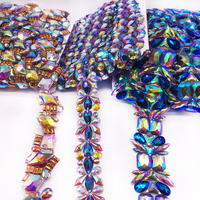 Garniture en strass de matériaux de bijoux de maillots de bain personnalisés pour la production de costumes de carnaval de Trinidad