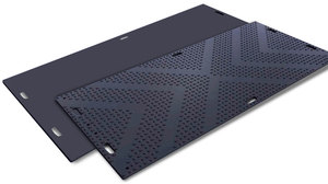 แผ่นรองพื้นสำหรับรถขุด 4x8 ฟุต ผลิตจาก HDPE เป็นมิตรกับสิ่งแวดล้อม สำหรับงานก่อสร้าง ถนนชั่วคราว รับผลิตแบบ OEM/ODM ทนทานต่อการสึกหรอ ป้องกันสนามหญ้า ขนาด 4x8 ฟุต - Product Image 2