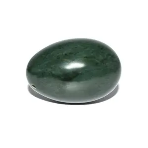 Nhà Máy Cung Cấp Tự Nhiên Tumbled Nephrite Jade Phụ Nữ Sexy Nephrite Jade Yoni Trứng Massage Set Cho Phụ Nữ