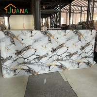 Panneau mural en vinyle marbré, papier peint pour hôtel, autocollant mural 3D auto-adhésif imperméable
