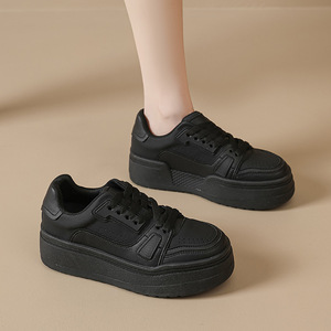 Thick-soled White Sneakers, Casual Loafers, 2026 New Style, Korean Version, Versatile <b>for</b> All Occasions, Sporty and Casual Shoes - Product Image 2