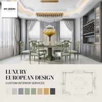 Solución Completa de Diseño de Interiores para el Hogar con Servicio de Renderizado 3D Personalizado para Sala de Estar