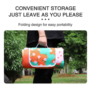 Low MOQ Custom Logo Large Folding Outdoor Moisture-proof <b>Mat</b> Beach Camping <b>Mat</b> <b>Waterproof</b> Lawn Thickened Ultrasonic Picnic <b>Mat</b> - Product Image 5