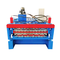 Automatische Ppgi Gi Ppgl Gl Golfplaten Vel Trapeziumvormige Ibr Profiel Dakbedekking Roll Forming Dak Tegel Making Machine