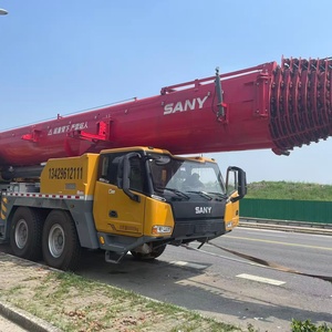 Grúa Móvil SANY de 58000 kg con Pluma Roja y Cabina Amarilla, Bomba, Rodamiento y Motor para Operaciones de Elevación Pesada - Product Image 6