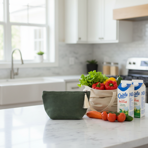 Borsa <span class=keywords><strong>da</strong></span> Viaggio per Cosmetici Ecologica, Durevole, Personalizzata, Verde con Nappine, Portatile, con Cerniera, per Ragazze - Product Image 6