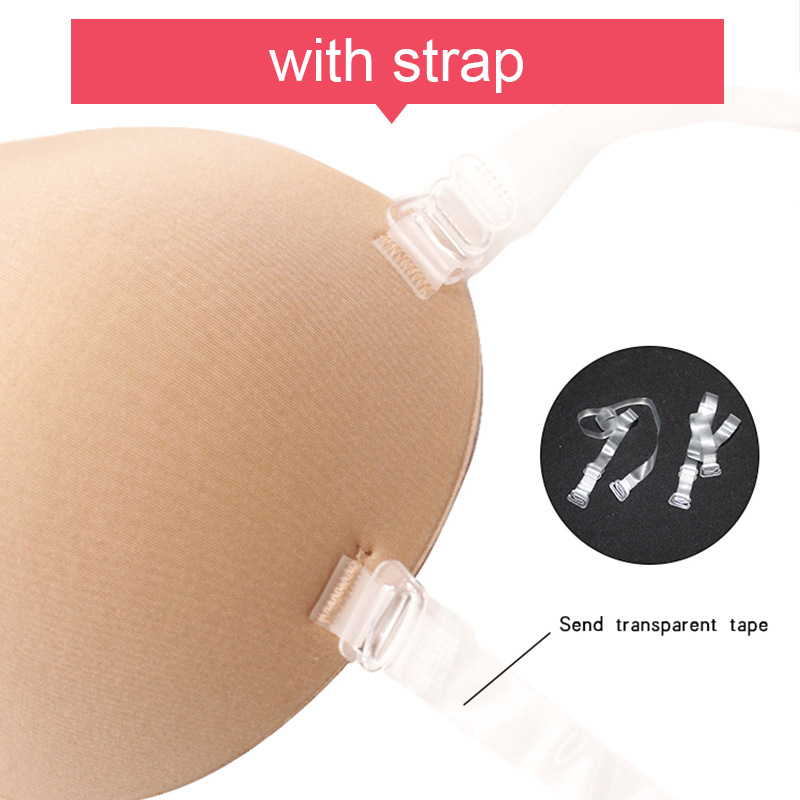 Reggiseno Invisibile In Gel Silicone Autoadesivo – Push-up, Senza Spalline E Schienale, 2 Pezzi, Beige
