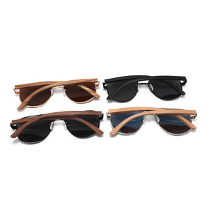 แว่นกันแดดกรอบไม้ไผ่สีทอง2025พร้อมลำแสงคู่นักบินโพลาไรซ์ไม้วัดเพิ่มเฉดสีสวมใส่สบายดีไซน์ใหม่ - Product Image 5