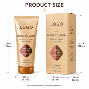 Loción Corporal Autobronceadora <span class=keywords><strong>Gradual</strong></span> de Etiqueta Privada, Tono Bronceado Natural sin Exposición al Sol, Reafirmante, Color Trigo - Product Image 6
