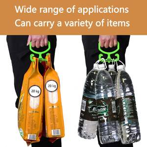 Nouvelles poignées de sac portables, support de transport pour sacs de courses, poignée de transport pratique et ergonomique pour sacs d'épicerie, gadget de transport de sacs. - Product Image 6